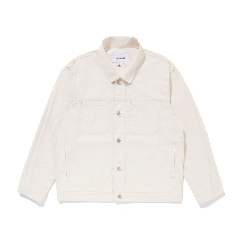 Nylon Symbol Trucker Ivory
