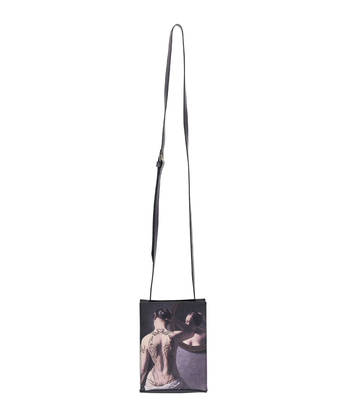 배디(BADEE) Painting Mini Cross Bag Black