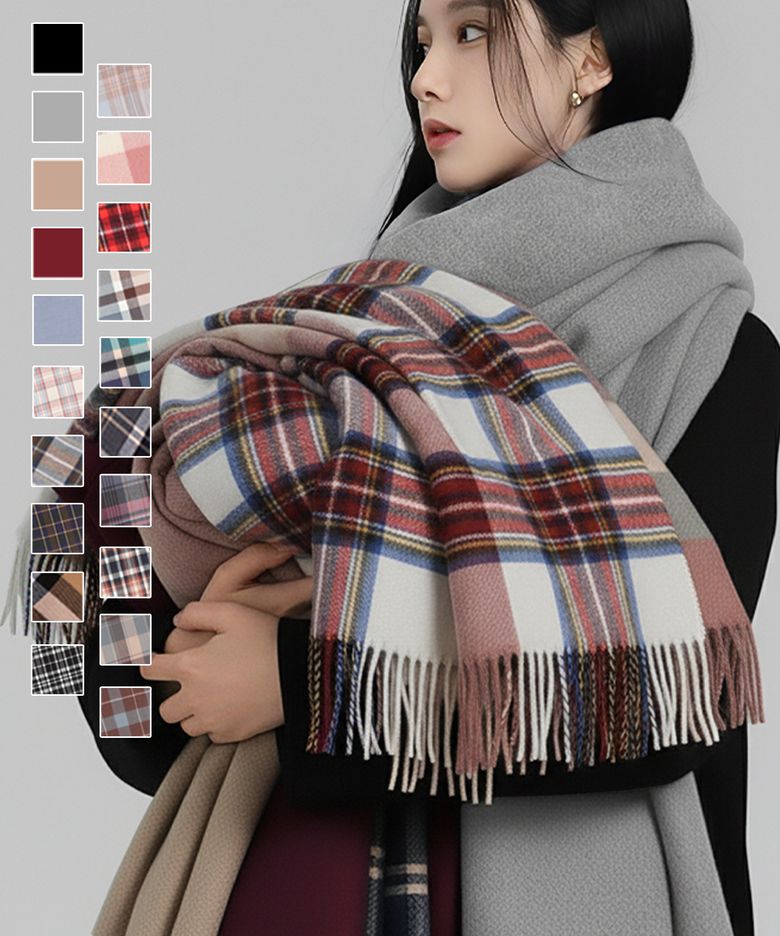 [기프트백]소프트 니트 목도리 머플러 20COLOR