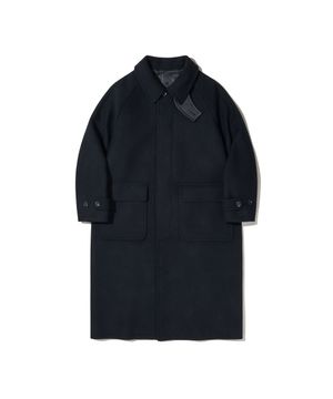 보스턴 울 발마칸 롱 코트_네이비