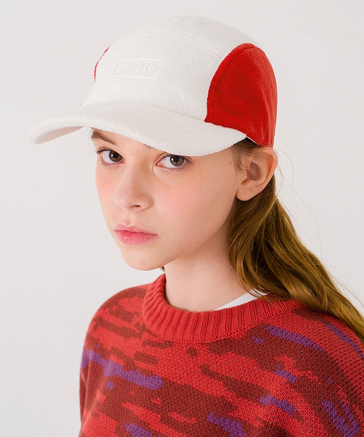 메인부스(MAINBOOTH) Two Tone Fleece Camp Cap(IVORY)