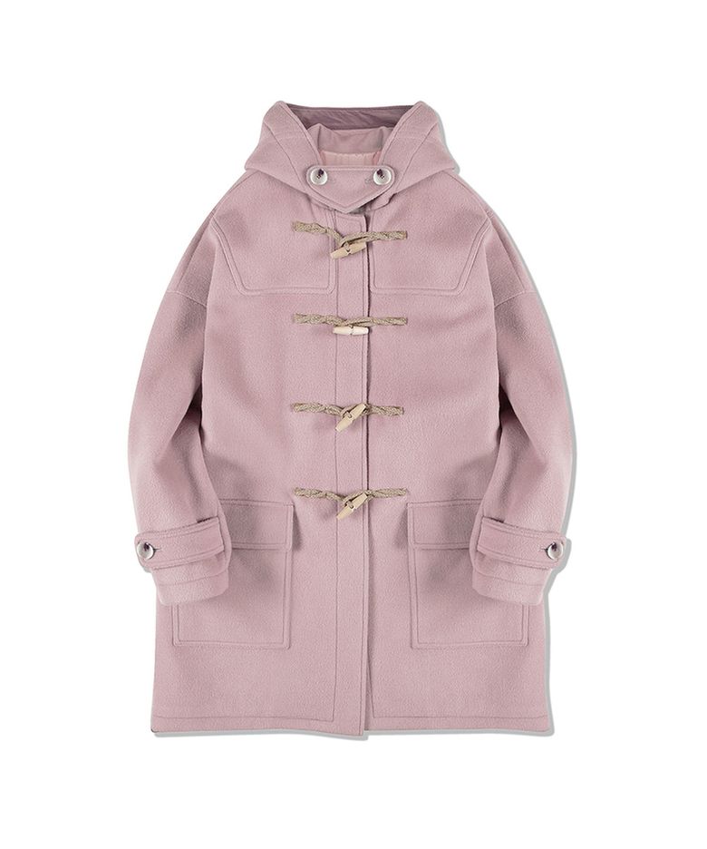 [울90%]Oversized Duffle Coat(PINK)