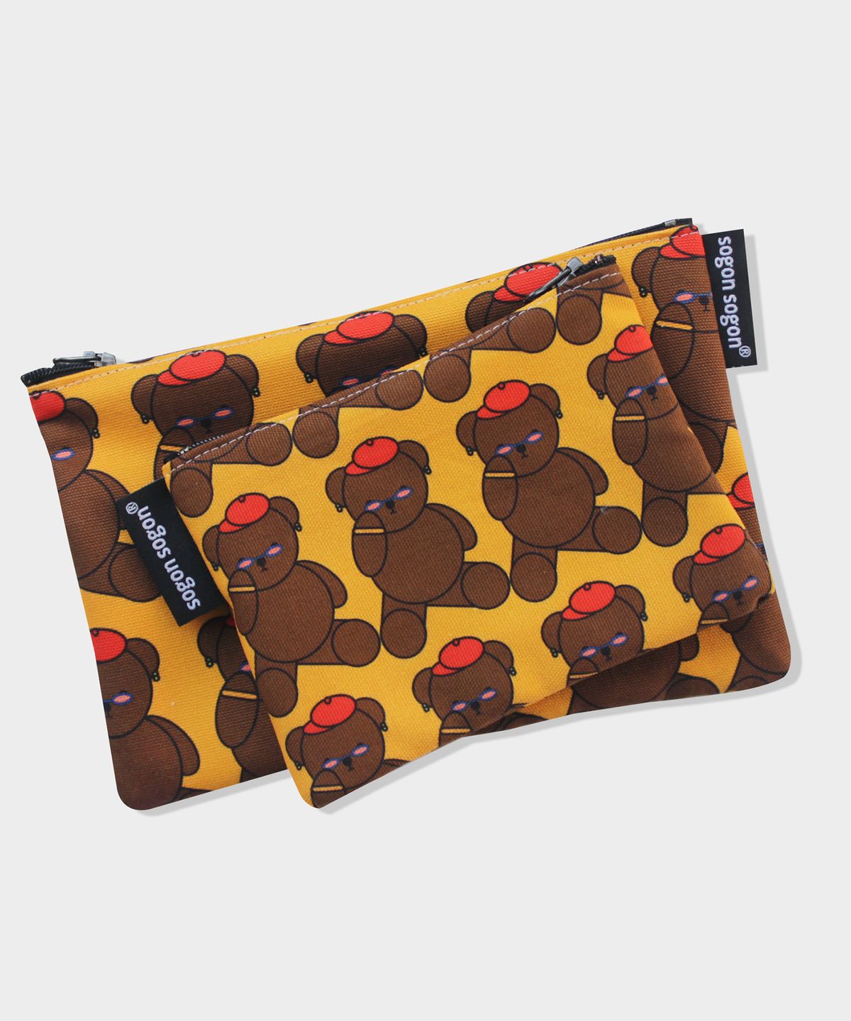 소곤소곤(SOGONSOGON) Swag Teddy pouch