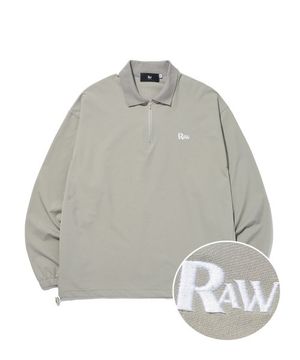 나일론 RW 로고 폴로 (그레이)