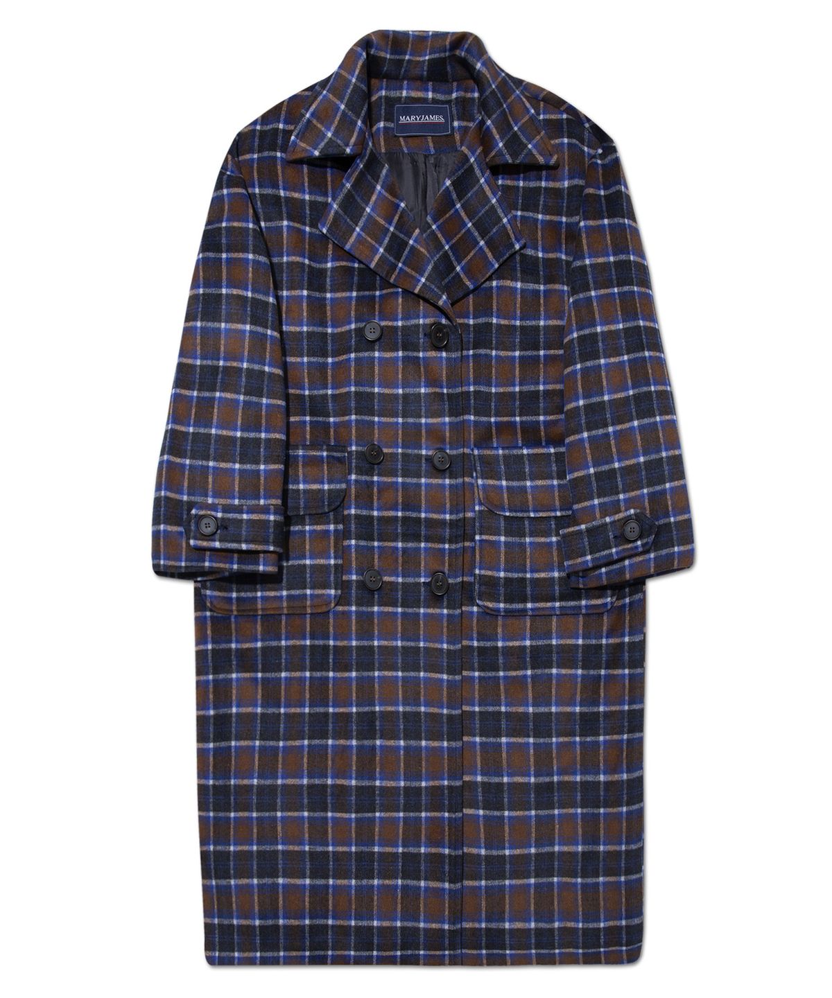 메리제임스(MARYJAMES) (W) STEPFINE DOUBLE COAT - BLUE