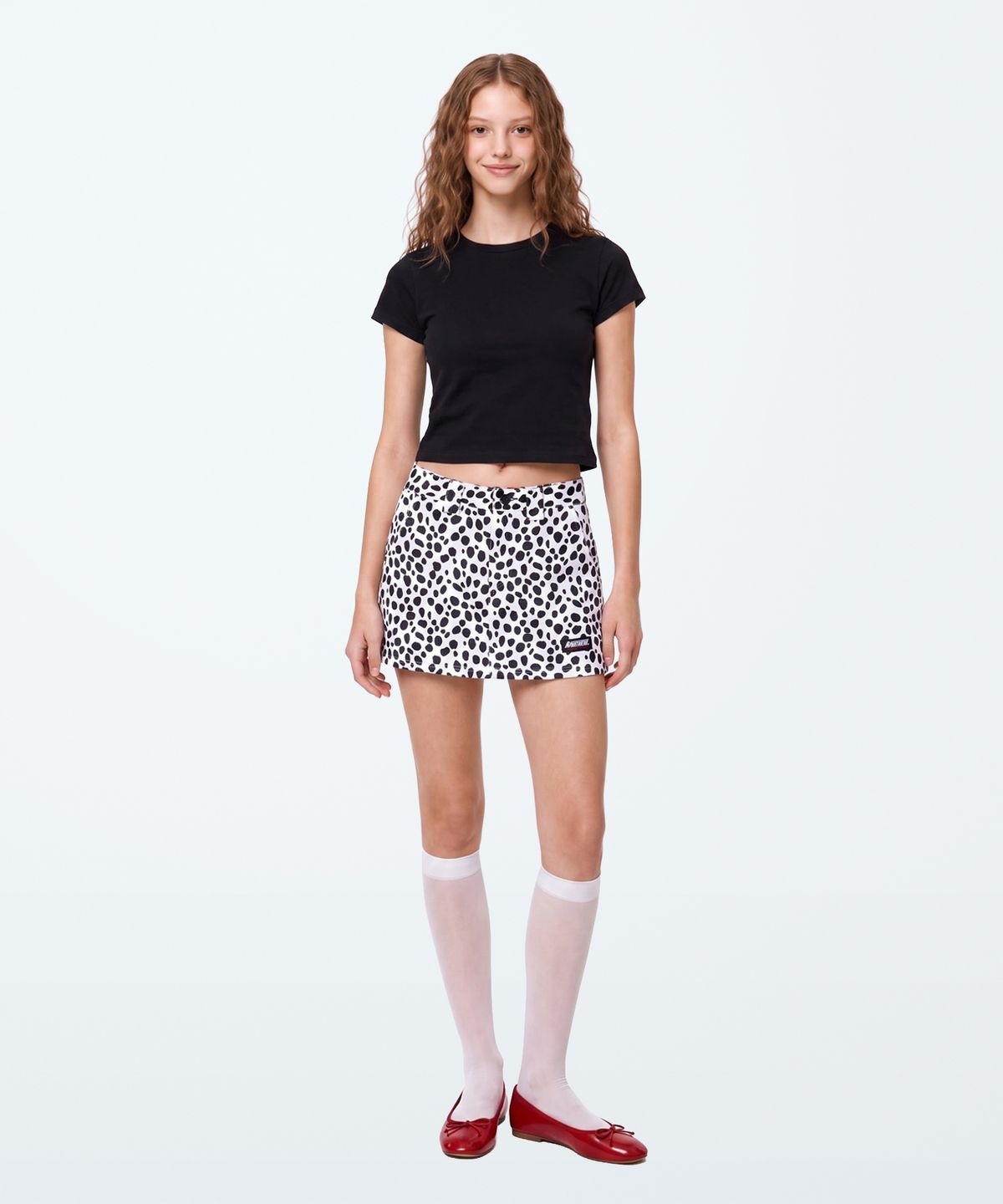 아파트먼트(APARTMENT) (W) DALMATIAN 101 SKIRT - IVORY