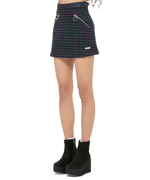 (W) DUUAL SKIRT - GREEN