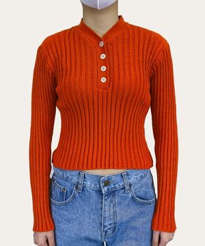 (W) VITAL KNIT - ORANGE