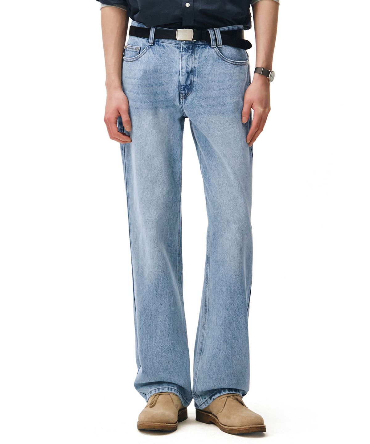 데케트(DECET) Dawn Semi Wide Jeans DCPT002LightBlue
