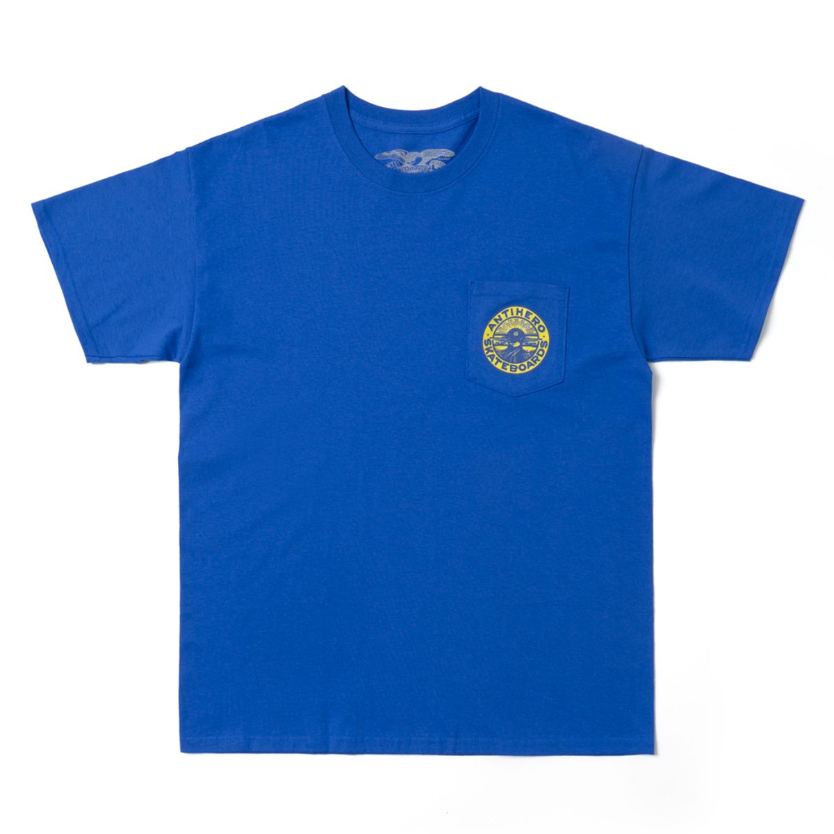 안티히어로(ANTI HERO) STAY READY FILL S/S Pocket T-Shirt - ROYAL/MULTI 51020286F