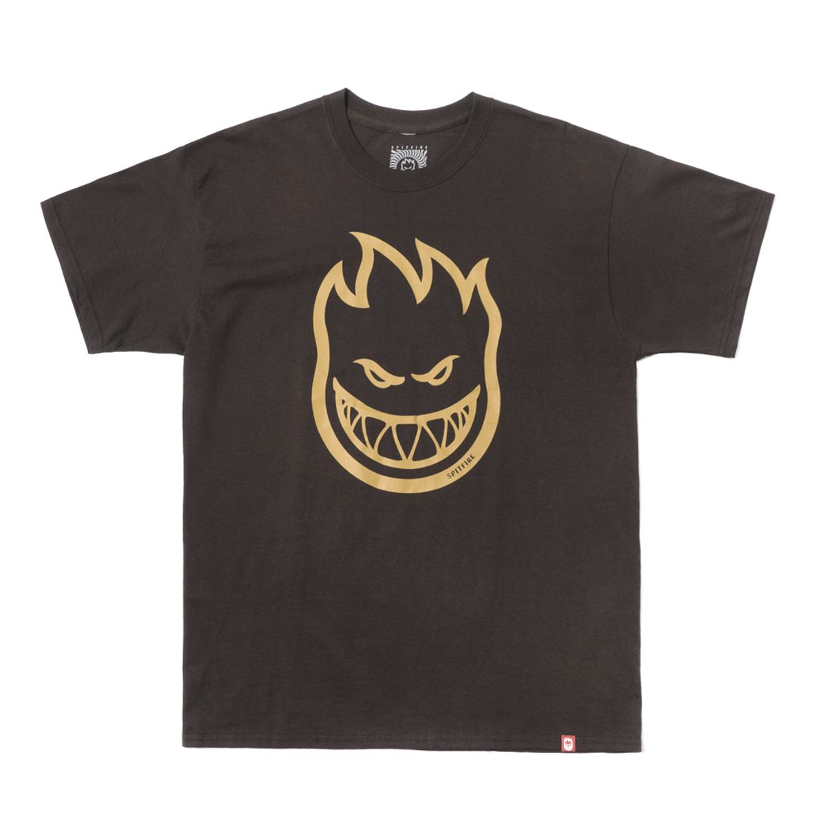 스핏파이어(SPITFIRE) BIGHEAD S/S T-Shirt - DARK CHOCOLATE/GOLD 51010001HJ