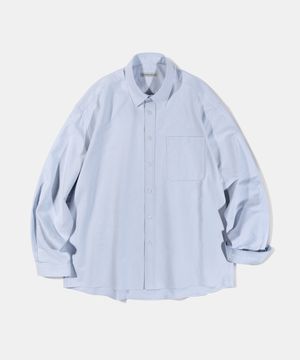 Washed Oxford Shirt S87 Sky Blue