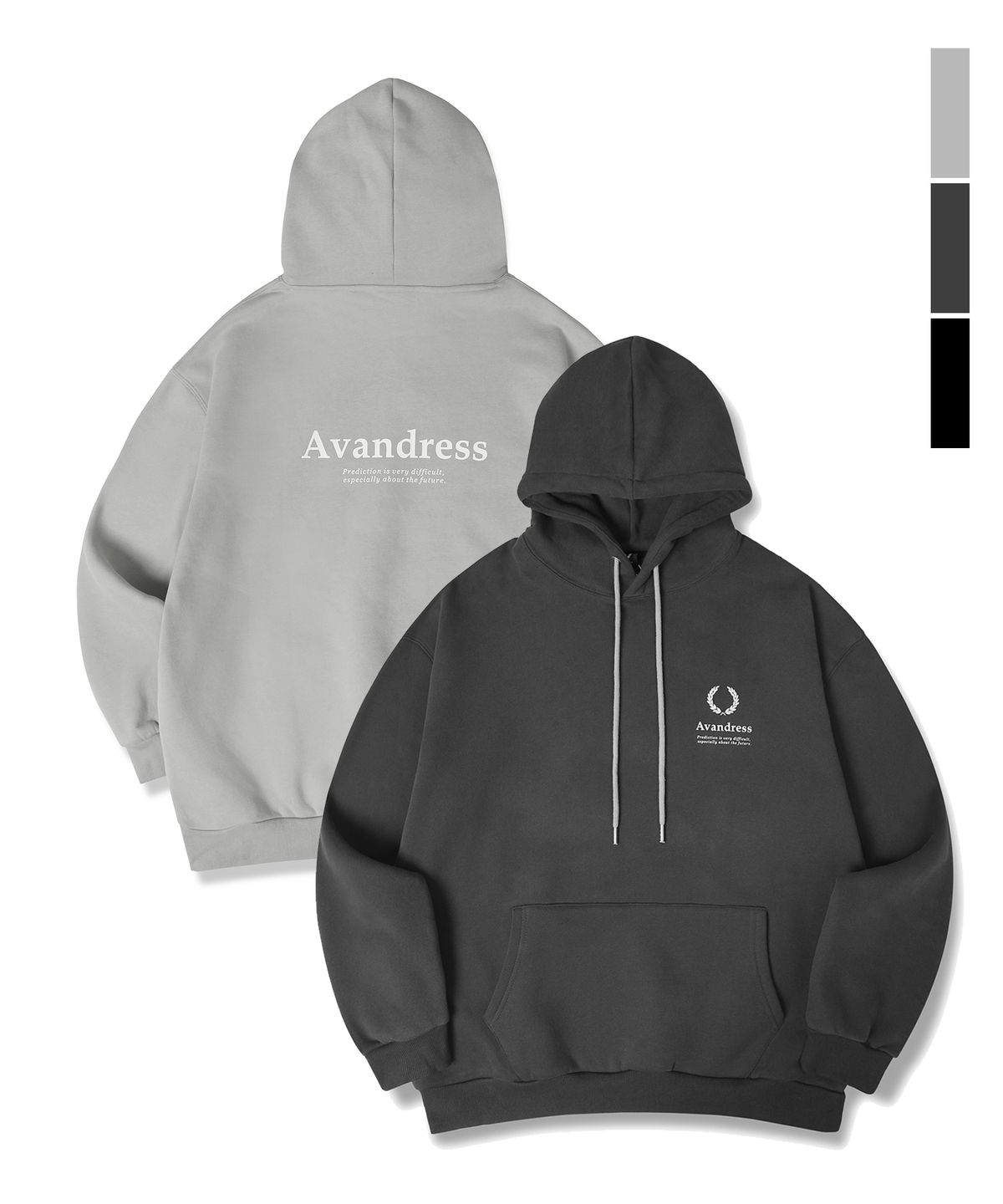 어반드레스(AVANDRESS) MINI LAUREL OVERSIZED HOODIE - 4COL