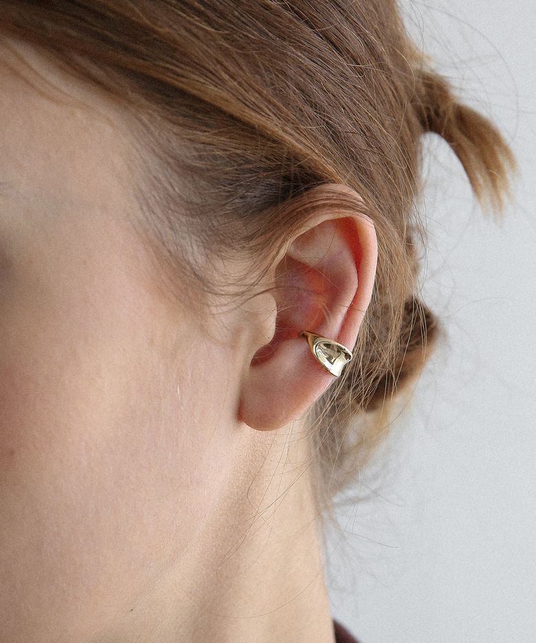 simple bend ear cuff C022