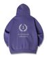 UNISEX LAUREL OVERSIZED HOODIE PURPLE