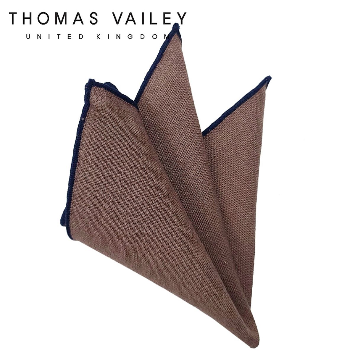 토마스 베일리(THOMAS VAILEY) 행커치프 - 플레인 브라운