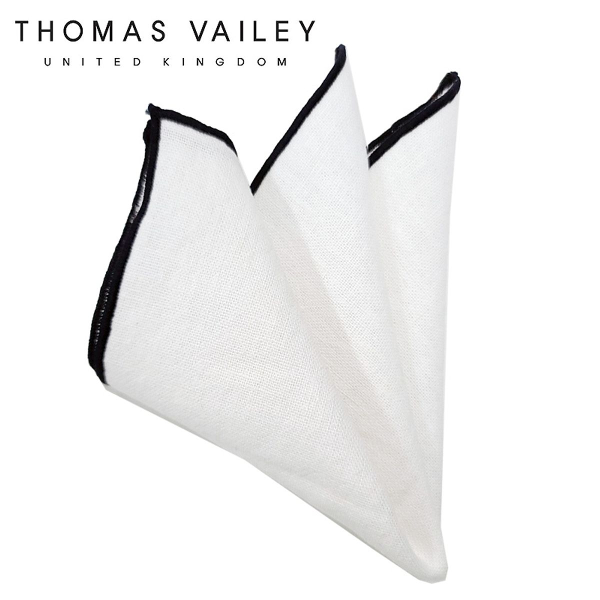 토마스 베일리(THOMAS VAILEY) 행커치프 - 플레인 화이트