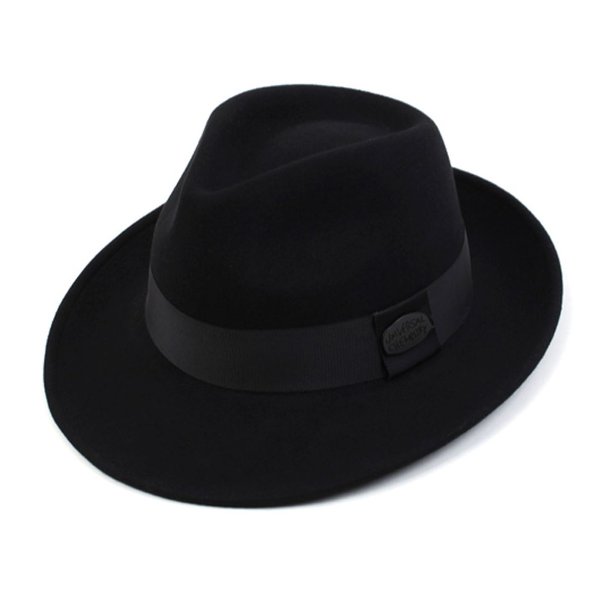 유니버셜 케미스트리(UNIVERSAL CHEMISTRY) BU Black Long Wool Fedora 울페도라