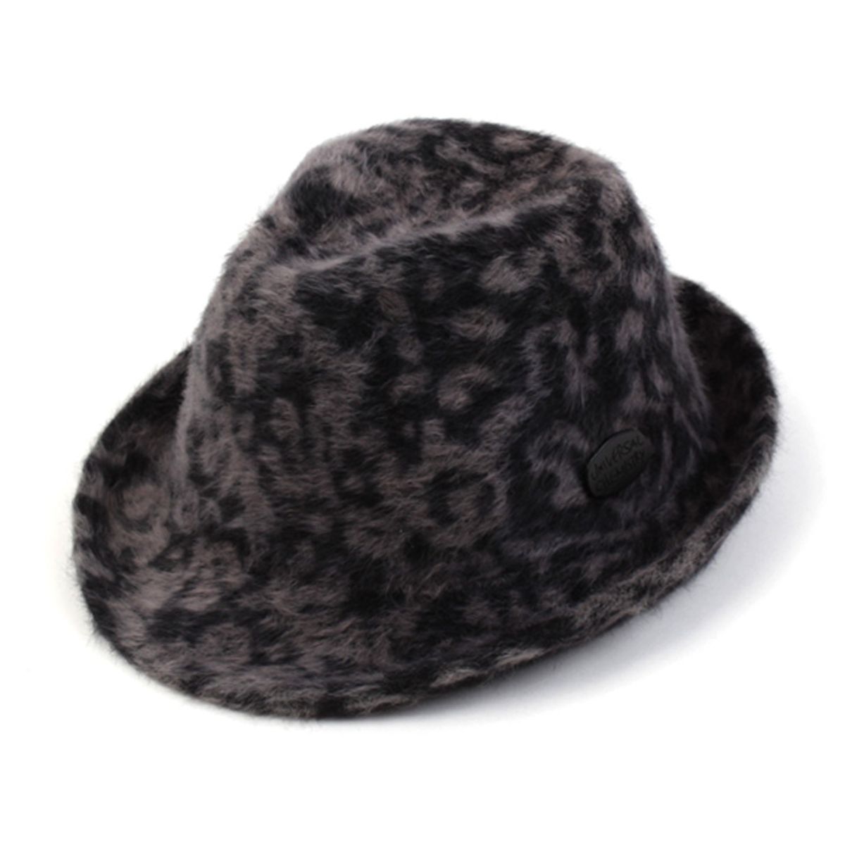 유니버셜 케미스트리(UNIVERSAL CHEMISTRY) Leopard Black Fur Fedora 호피페도라
