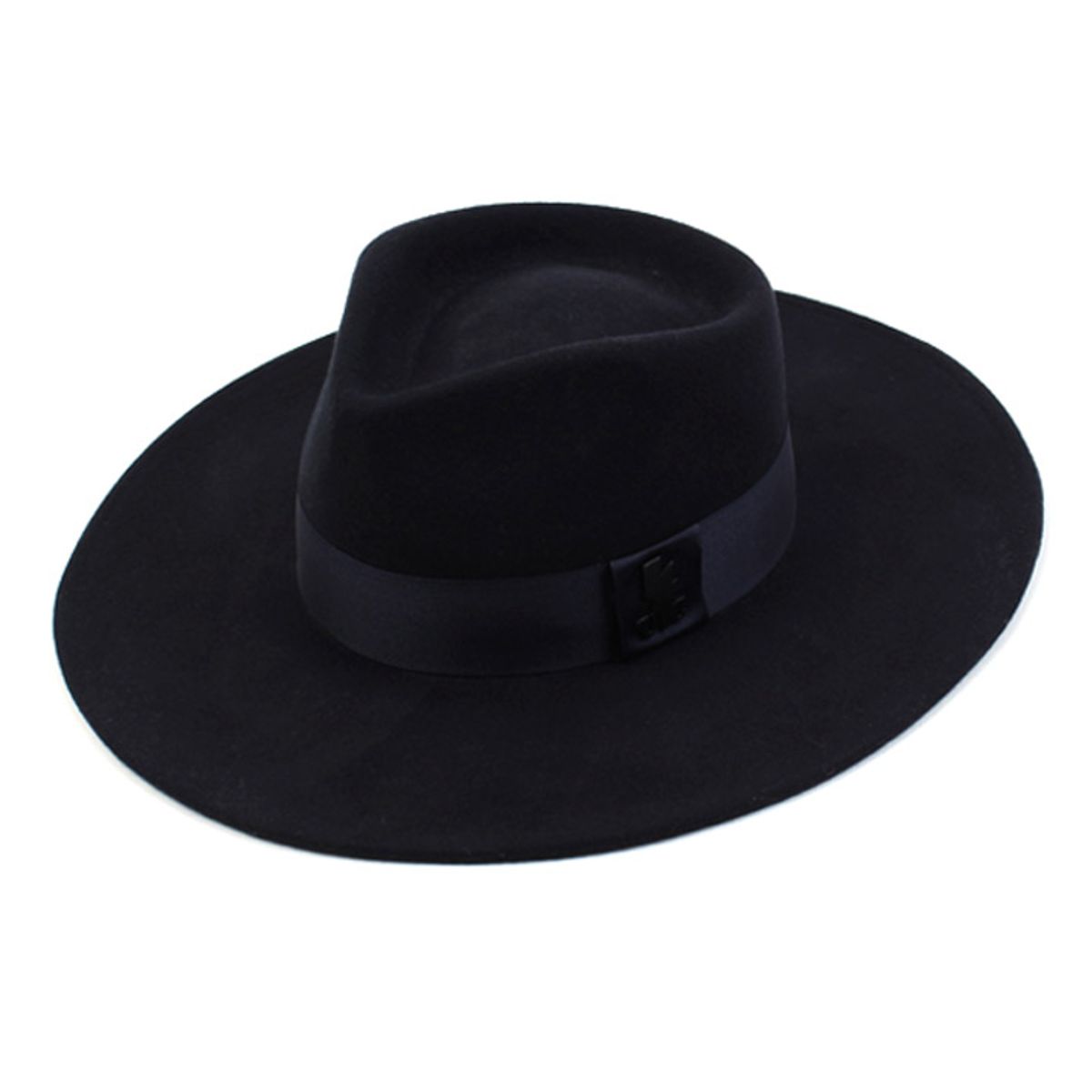 유니버셜 케미스트리(UNIVERSAL CHEMISTRY) V Navy Long Wool Fedora 울페도라