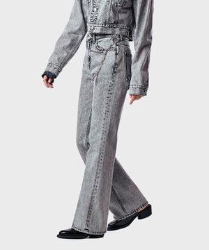 블랙 스노우 와이드 부츠컷