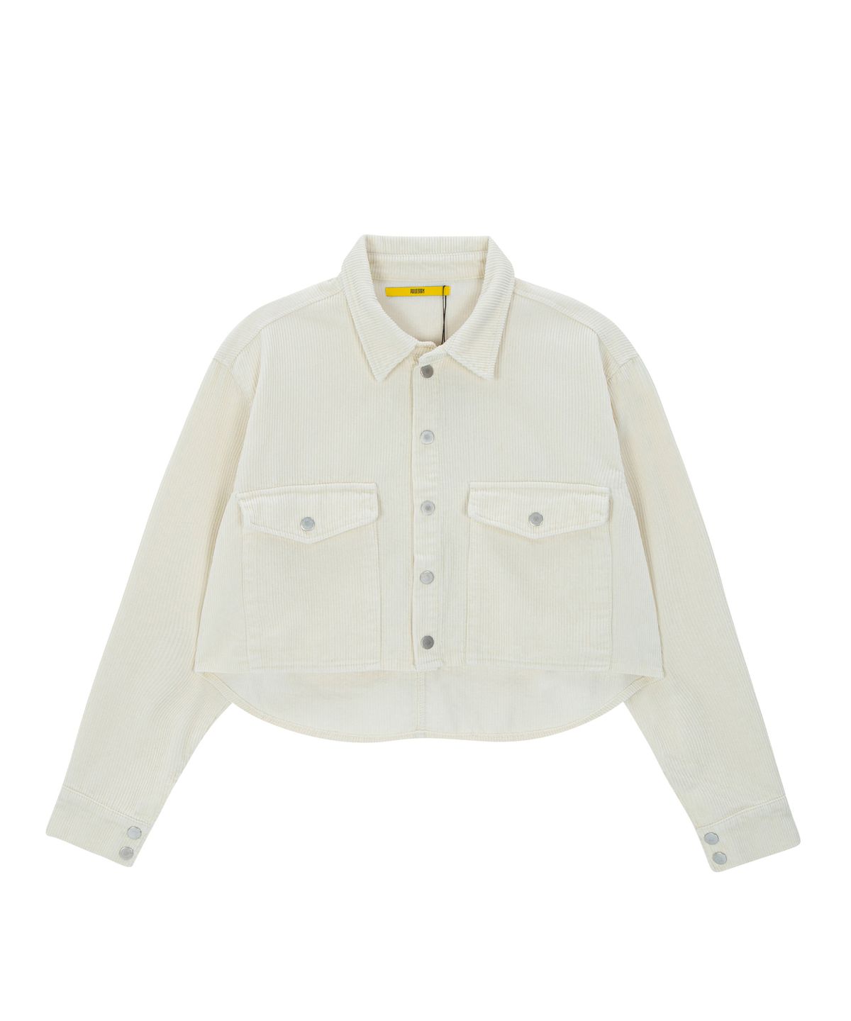 필로그램(PHILOGRAM) 코듀로이 크롭 셔츠(Cream)