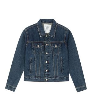 클래식 슬림 데님 자켓