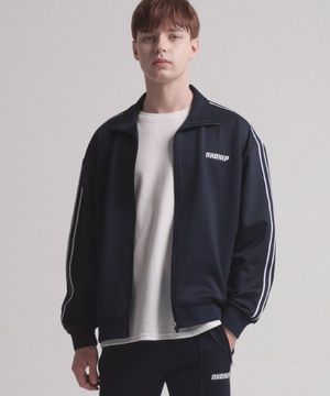 세미 라인 시그니처 트랙 탑 (네이비)