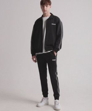 [SET] 세미 라인 시그니처 트랙 셋업 (블랙)