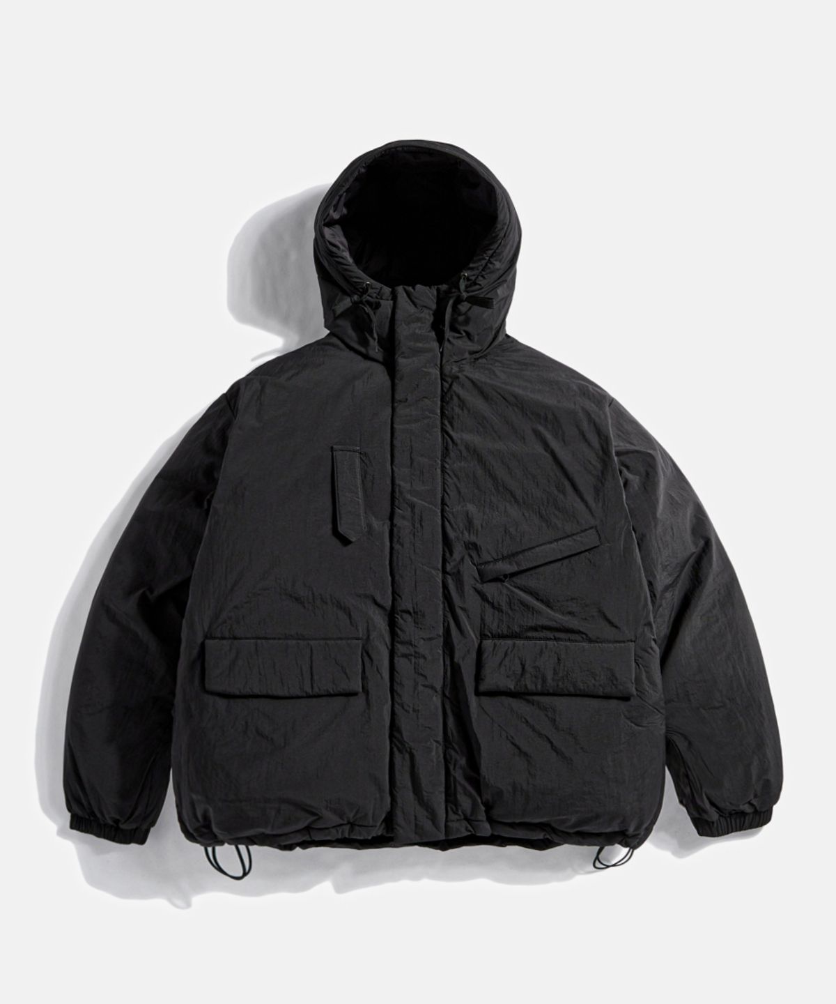 에스피오나지(ESPIONAGE) Dyer Hooded Down Parka Black