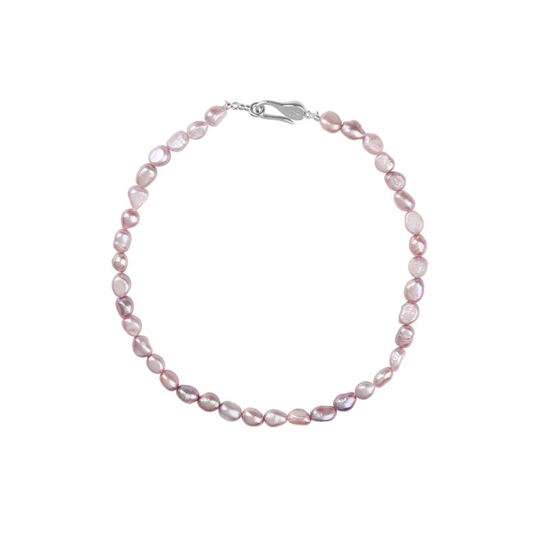 Purple Potato pearl necklace