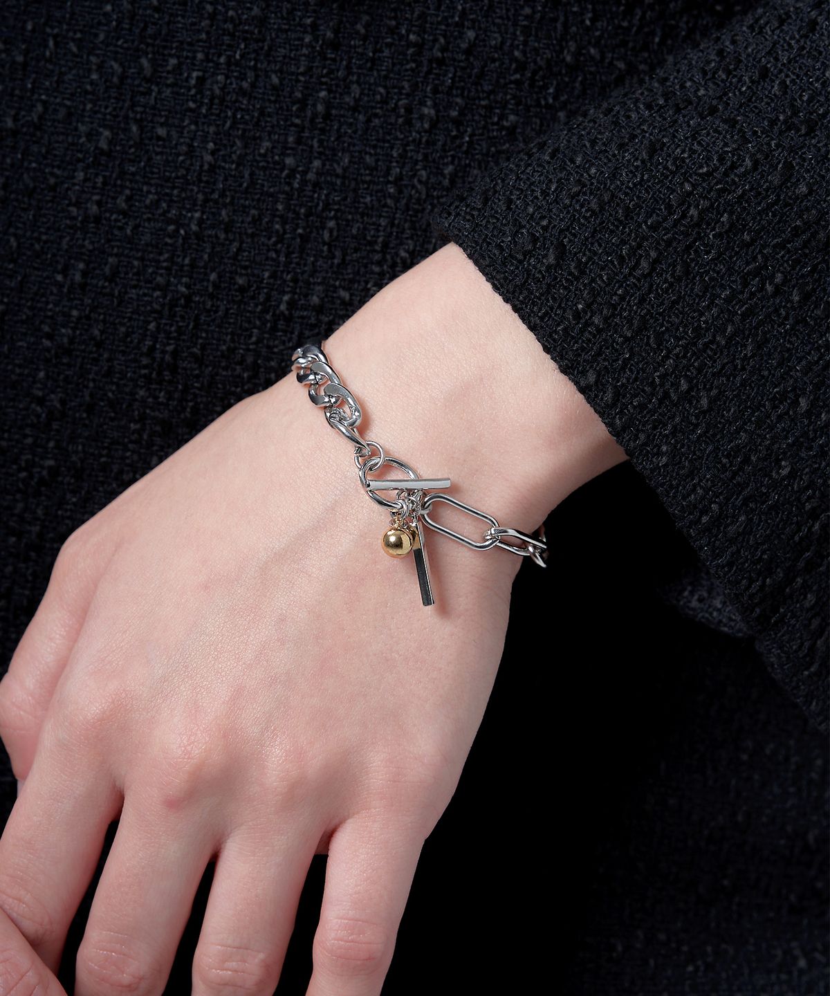 하와(HAWHA) FAVORITE TOGGLE CHAIN BRACELET