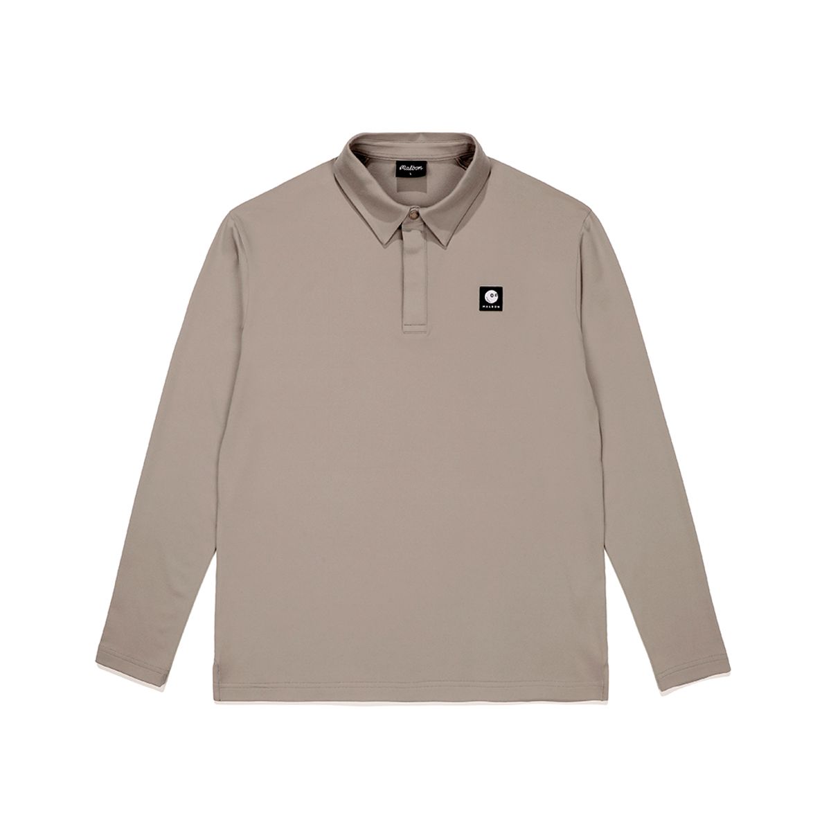 말본 골프(MALBON GOLF) 블랙 라벨 티셔츠 BEIGE