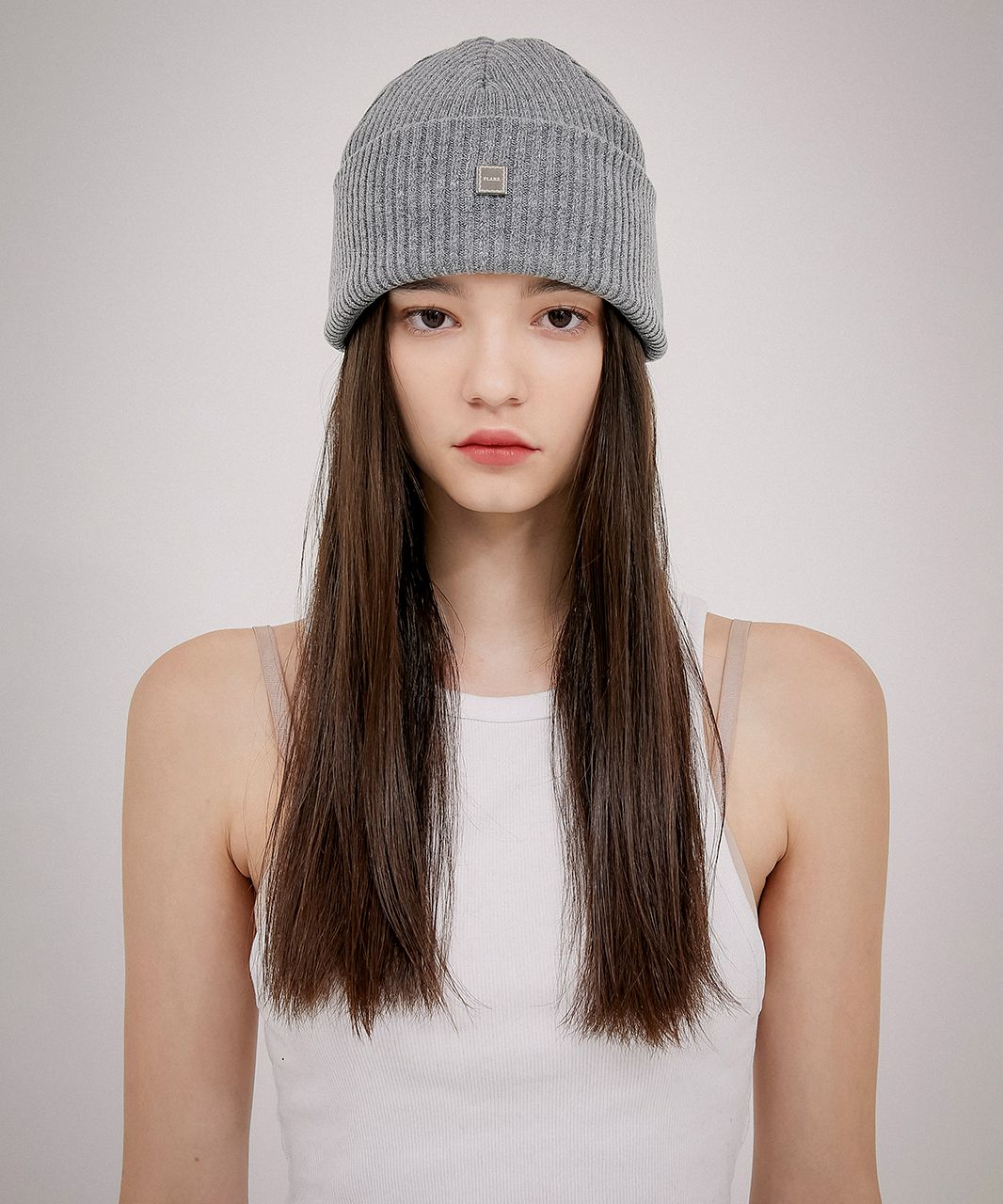 FLARE UP☆Fur Knit Beanie MUSINSA | FLAREUP FLARE Knit Beanie - Gray (FL-710)