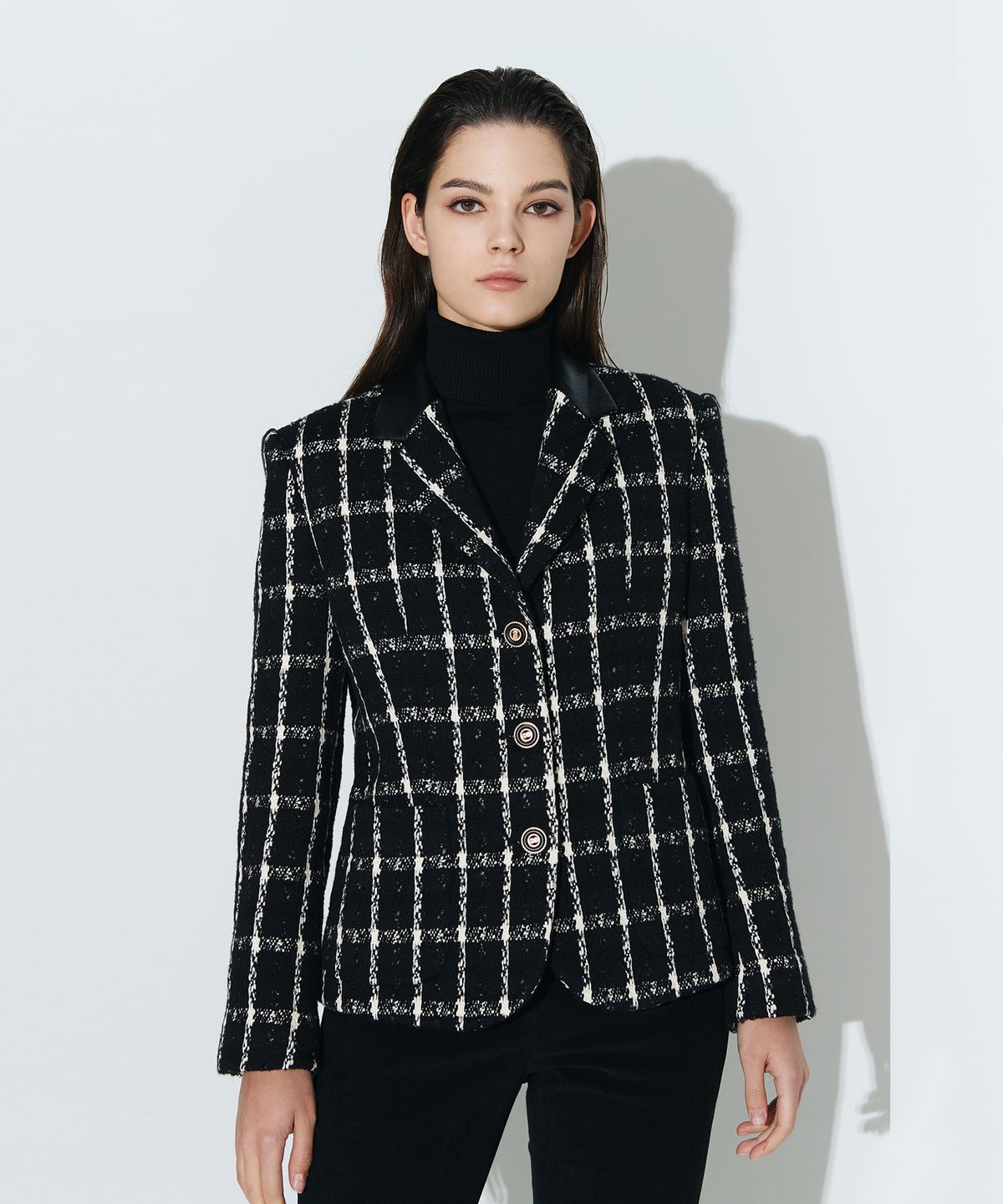채뉴욕(CHAENEWYORK) 3 Button Single Tailored Jacket [Black]