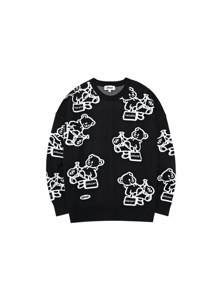 BEAR KNIT (BLACK)