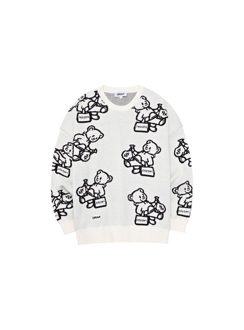 BEAR KNIT (WHITE)