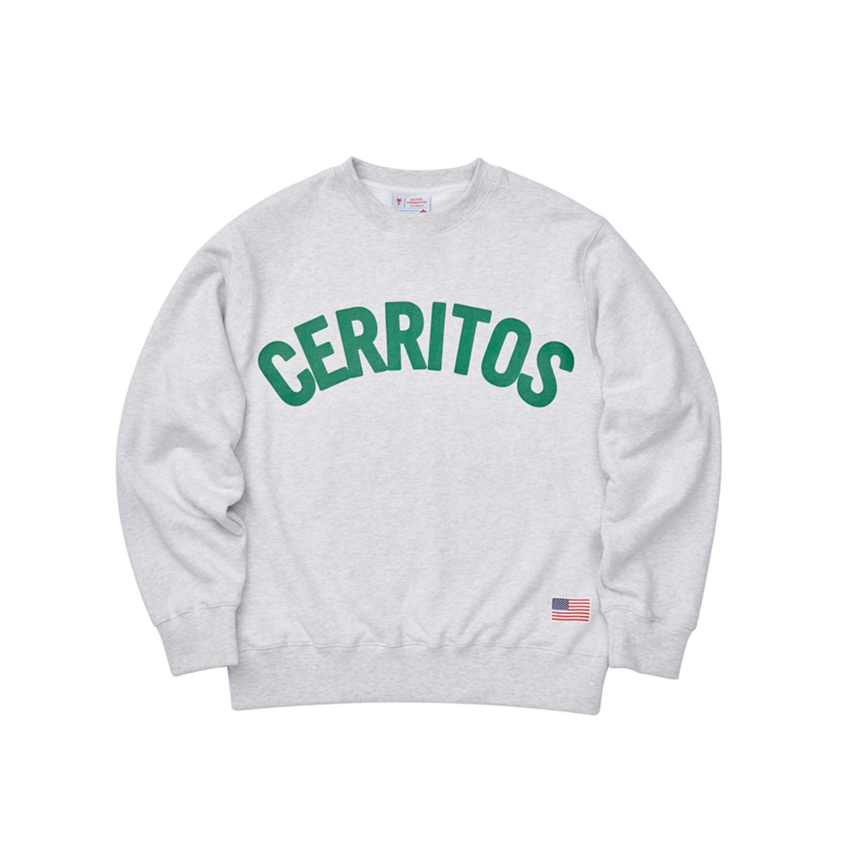 호텔세리토스(HOTEL CERRITOS) Cerritos Sweat-Shirt [MelangeGray-Green]