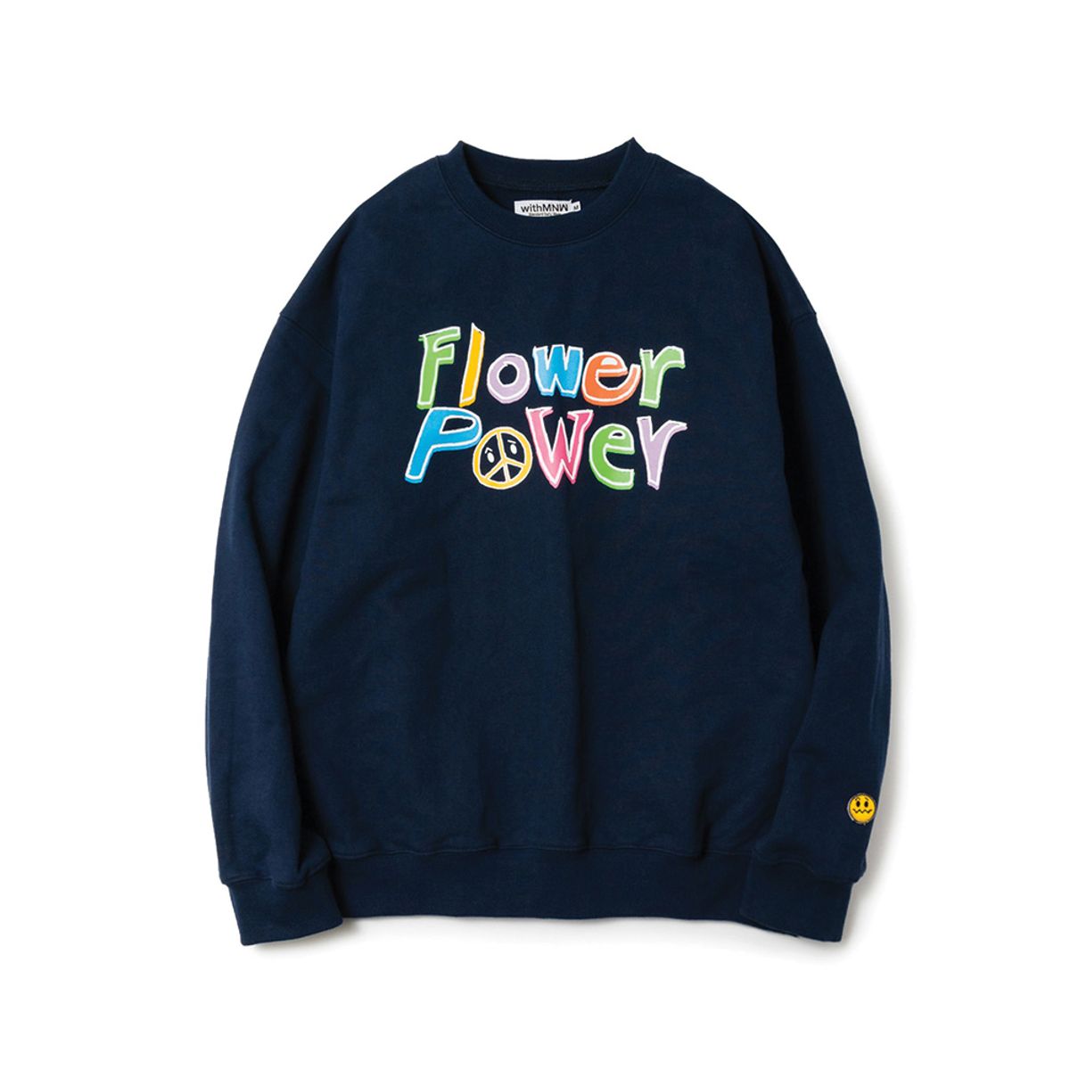 엠엔더블유(MNW) FLOWER POWER CREWNECK NAVY