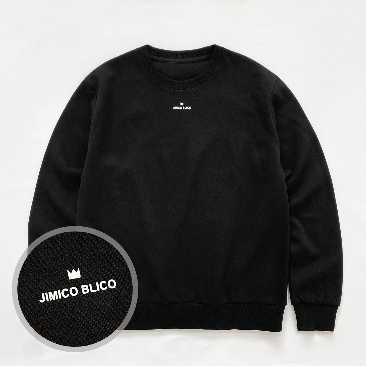 지미코 브리코(JIMIKO BLICO) JB going out sweatshirt black