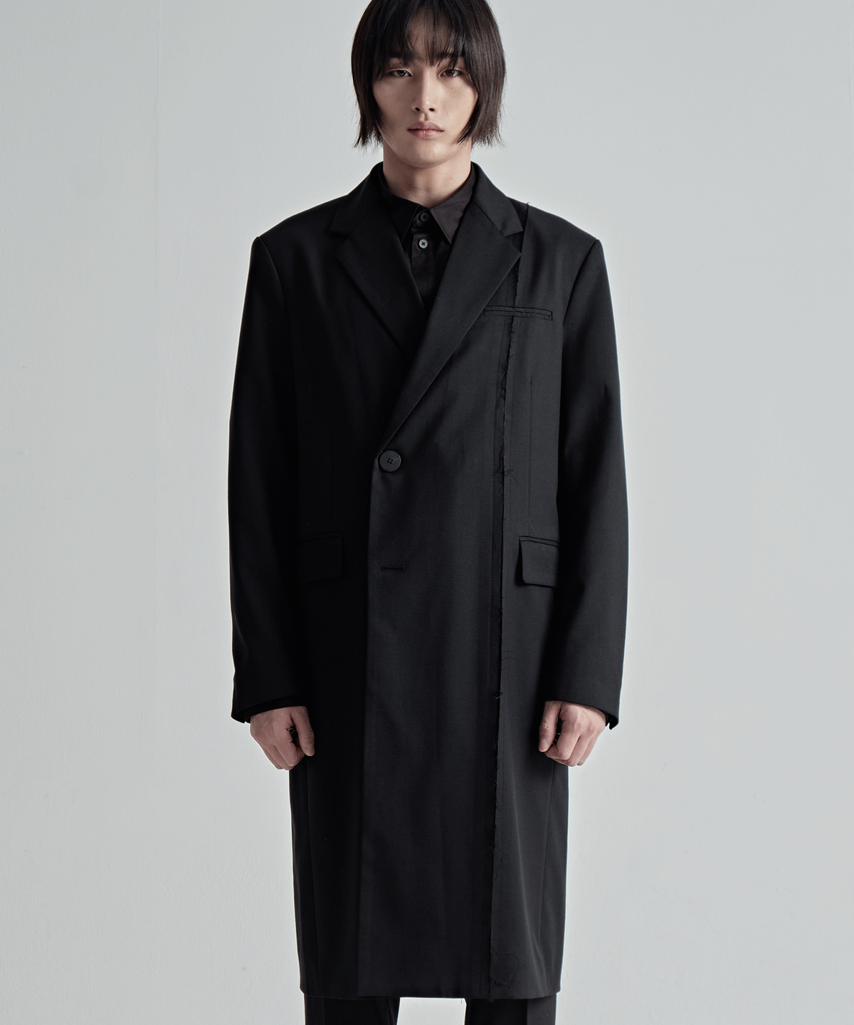 소수(SOSU) 로우엣지 울 코트