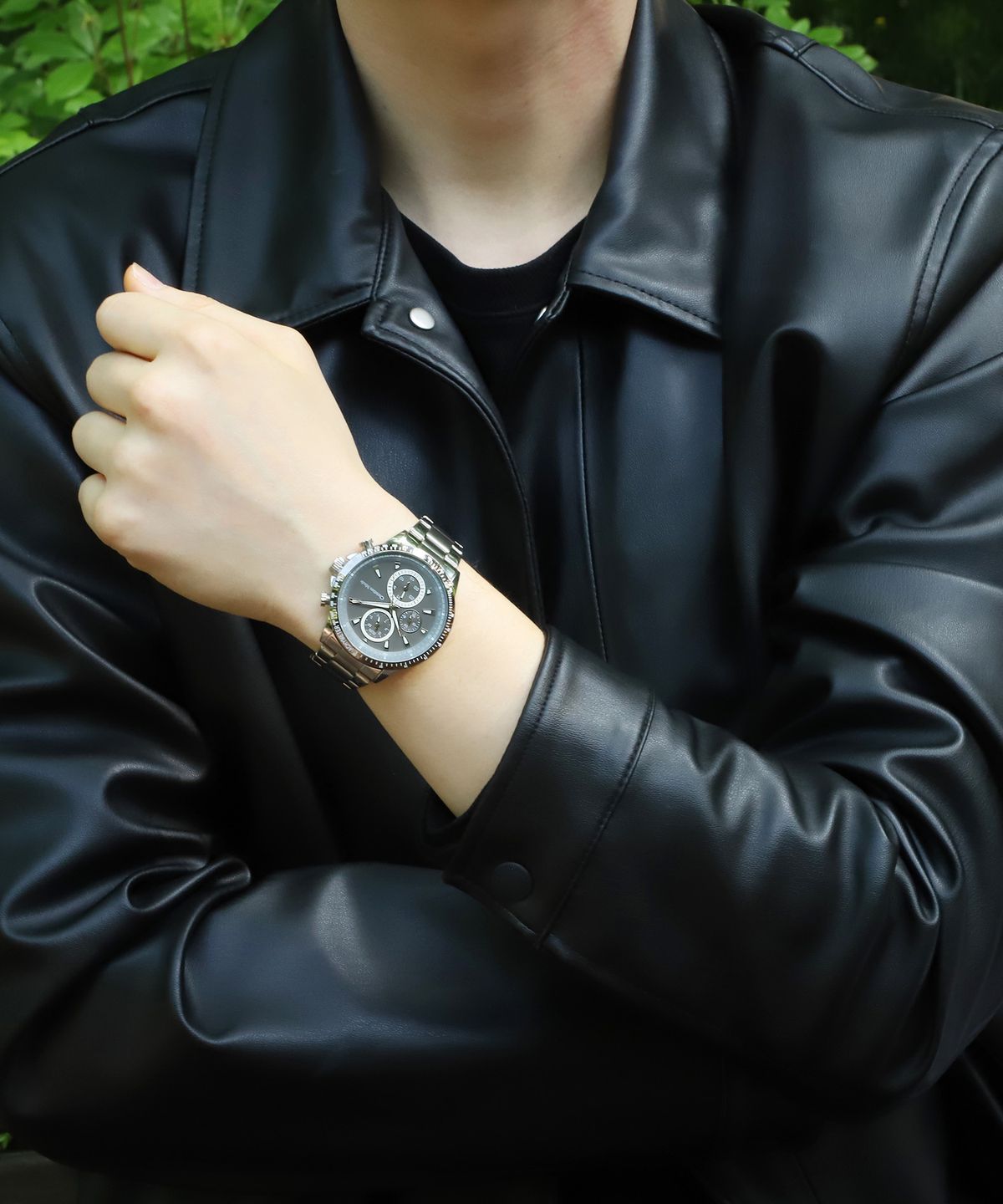 크리스챤모드(CHRISTIANMODE) 남성 멀티펑션 메탈시계 CM422GYS