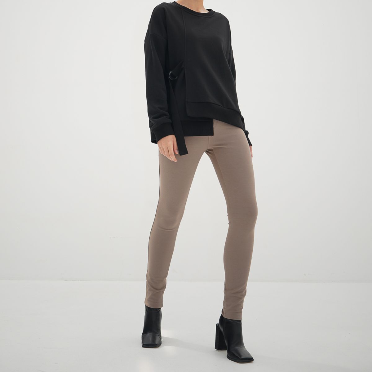 아쿠드(ACUD) Ponte Legging Pants_D.Beige