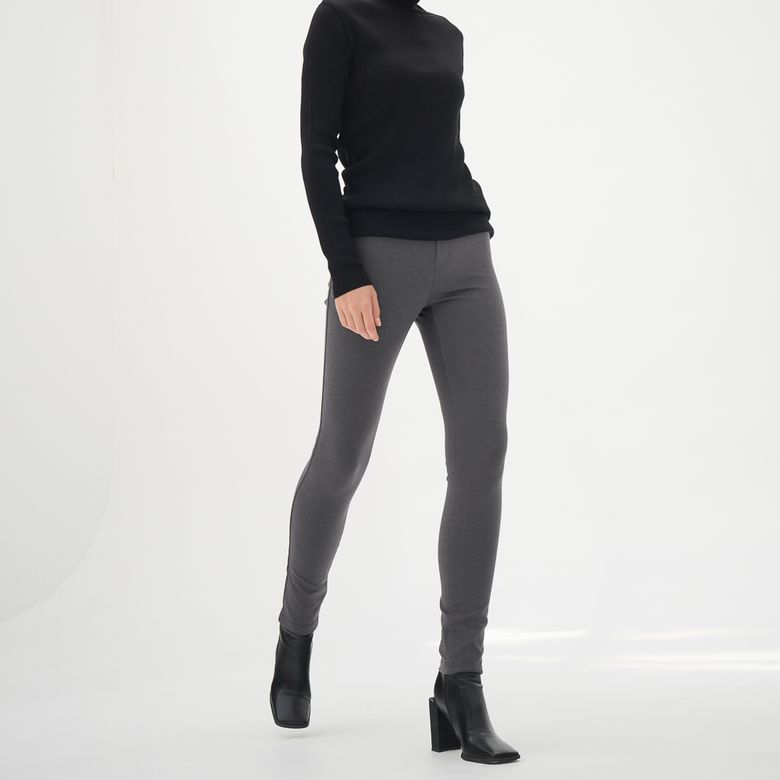 Ponte Legging Pants_Grey