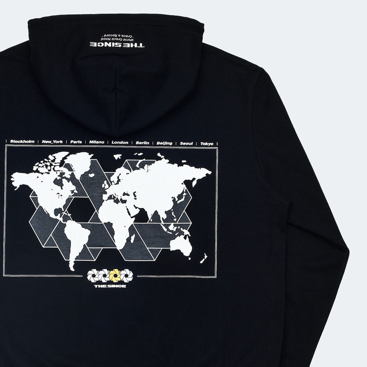 더신스(THE SINCE) world crack hoodie 1st generation [black]