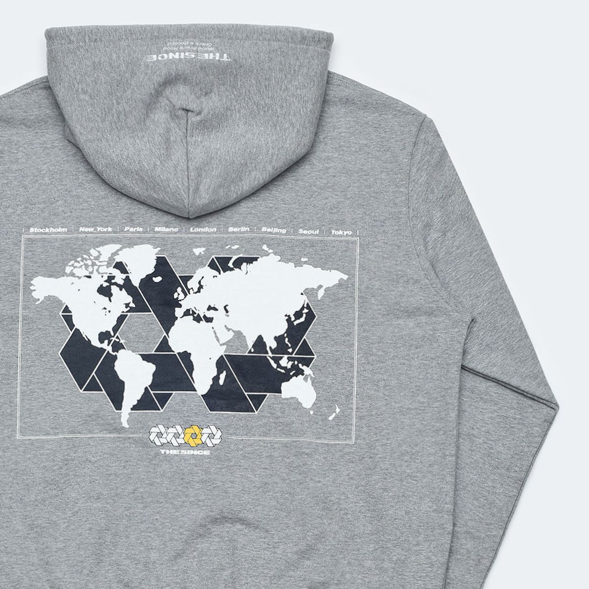 더신스(THE SINCE) world crack hoodie 1st generation [grey]