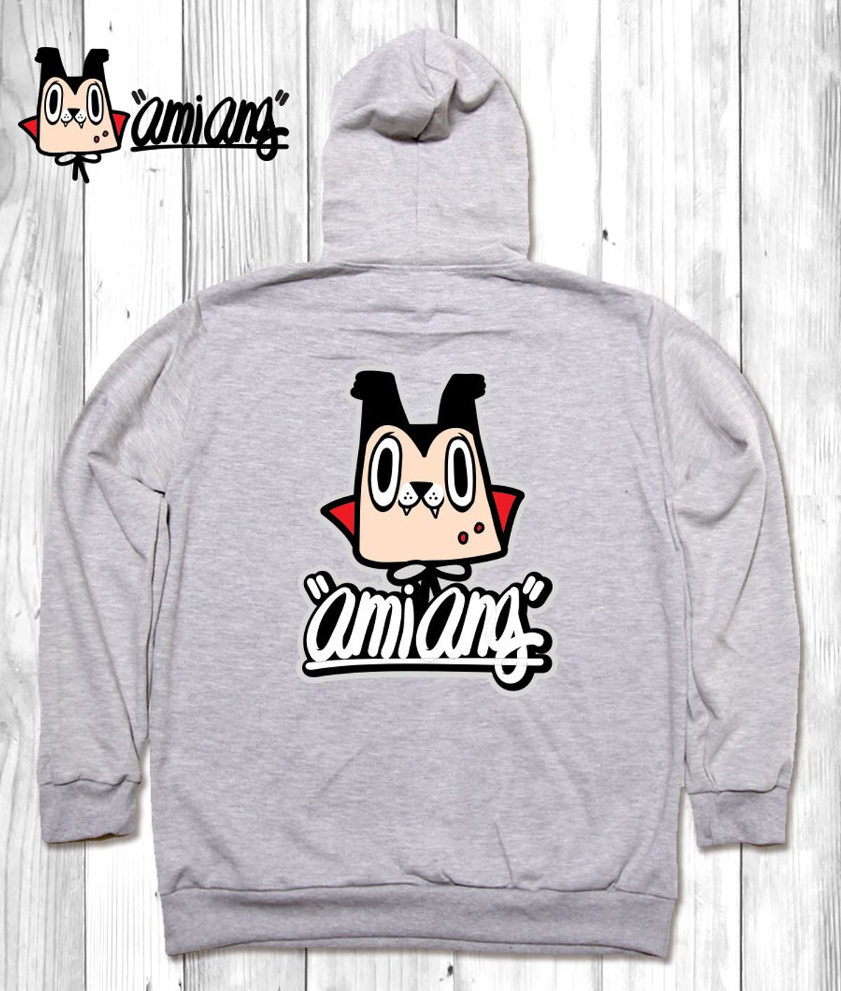돌돌(DOLDOL) AMIANG_HOODY_33 드라큘라 늑대인간 아미앙 할로윈 캐릭터 후드티 후디