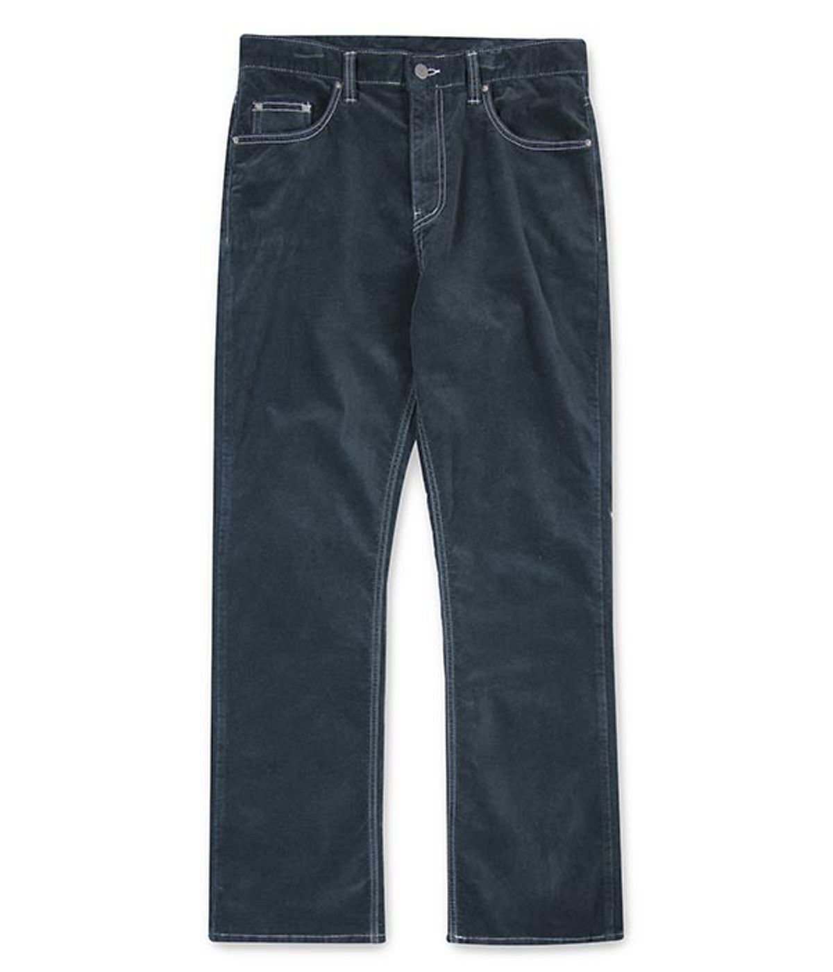 유쓰배쓰(YOUTHBATH) SMILE VELVET PANTS_DEEP BLUE