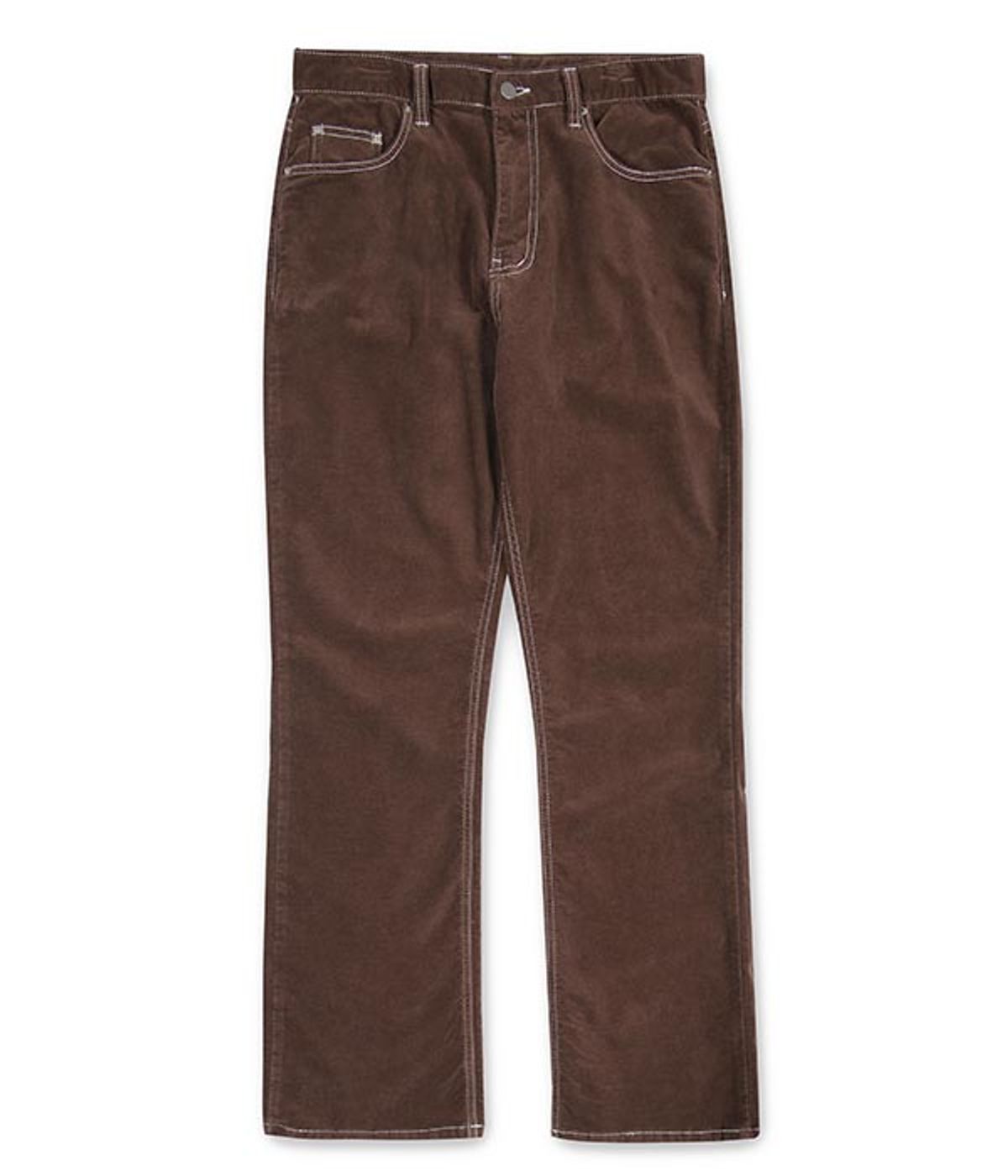 유쓰배쓰(YOUTHBATH) SMILE VELVET PANTS_DARK BROWN