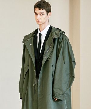 M-51 피쉬테일 오버사이즈 코트 올리브카키